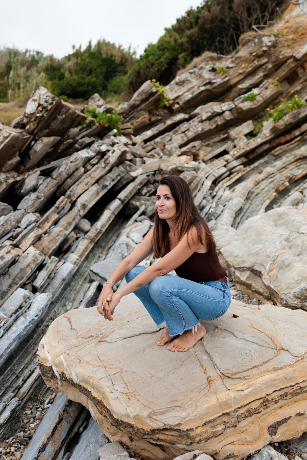Portrait de Fanny Gand, sophrologue et professeure de yoga à Biarritz